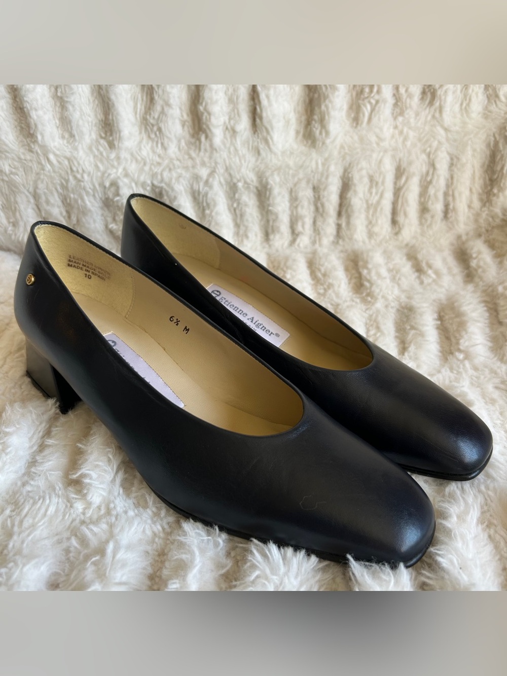 Vintage Etienne Aigner Genuine Leather Heels